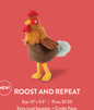 Roost and Repeat chicken dog toy