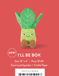 I'LL BE BOK PLUSH DOG TOY Case of 4