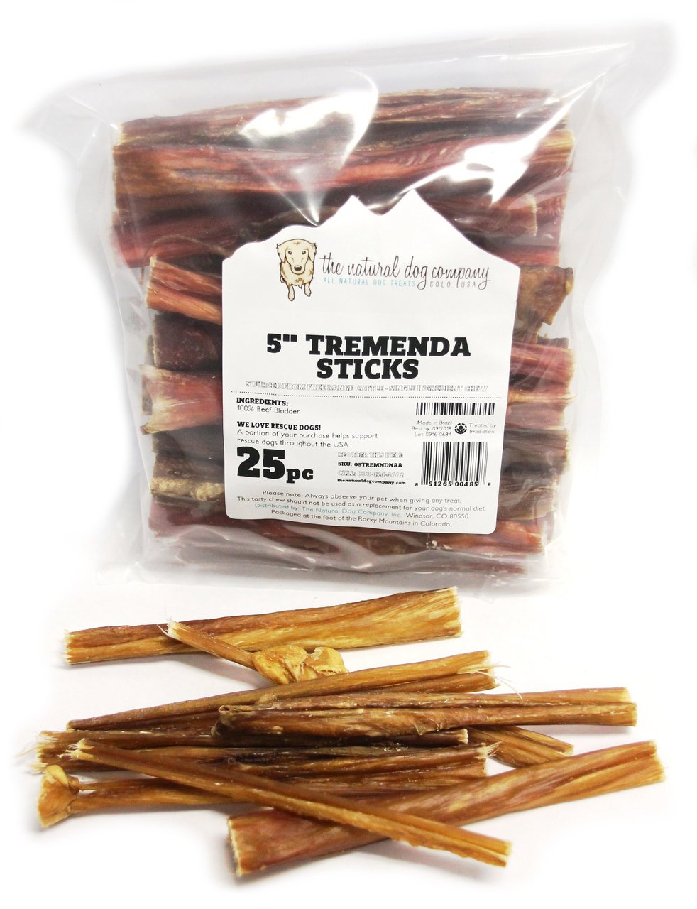 5" Tremenda Sticks (Bulk) - Pack of 25