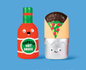 Pupatio Hot Sauce and Burrito dog toys