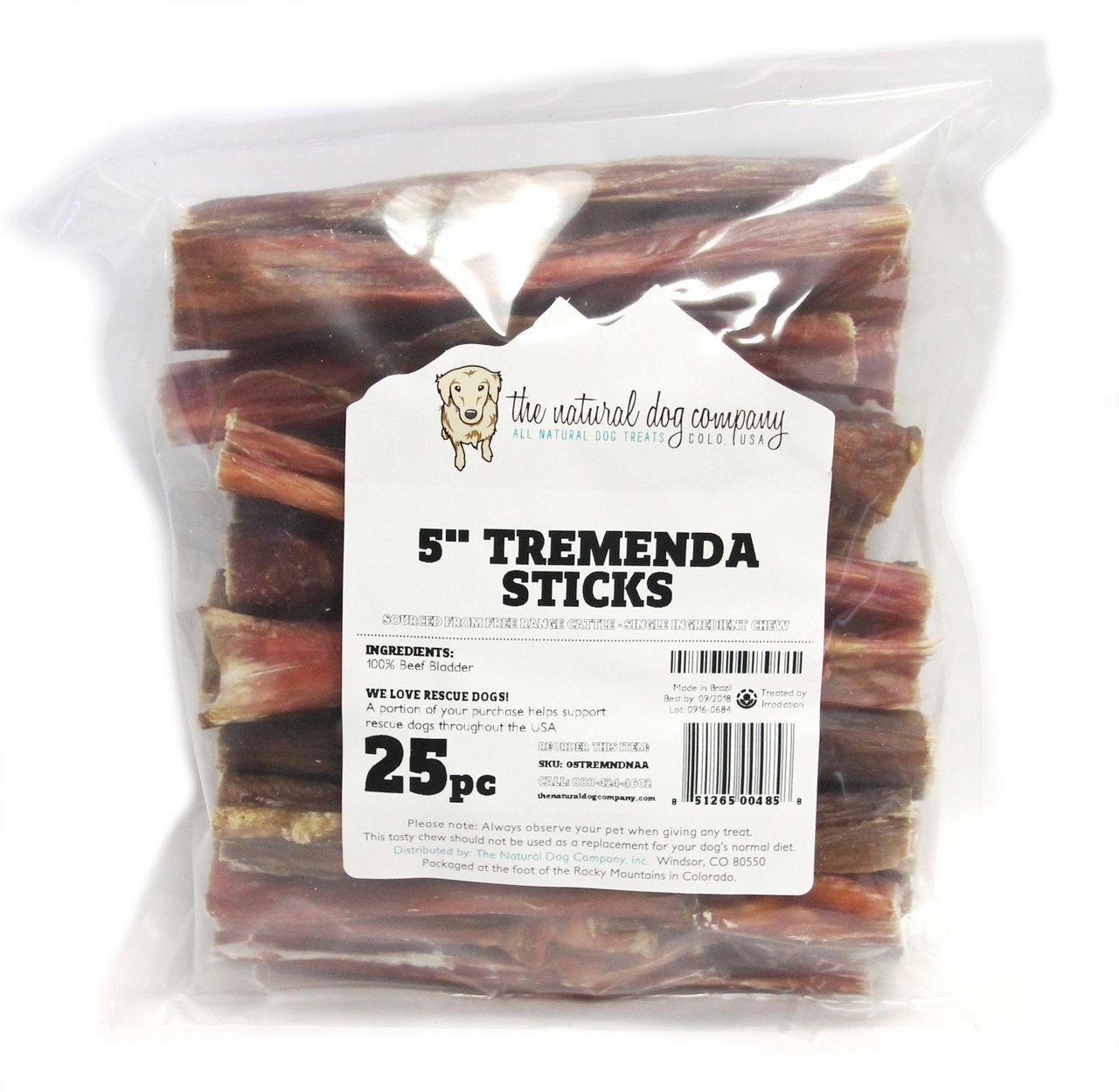 5" Tremenda Sticks (Bulk) - Pack of 25