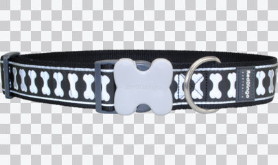 Buckle Bone Dog Collars - Reflective