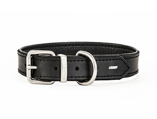 OXFORD LEATHER COLLAR BLACK