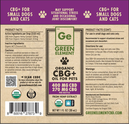 CBG+ For Pets