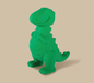 Green dinosaur toy