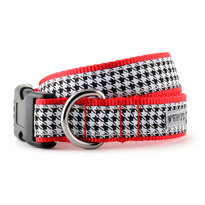 Houndstooth B/W Collar