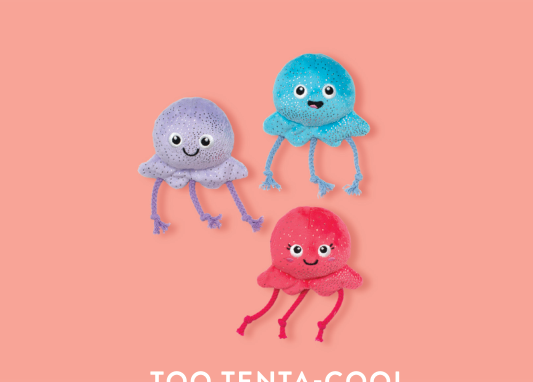 TOO TENTACOOL 3PC SMALL DOG TOY SET Case of 4