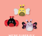 Fringe Studio WE'RE SUPER FLY 3 PIECES SMALL DOG TOY Case of 4