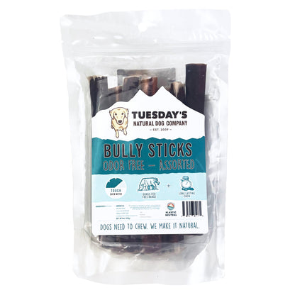 6" Bully Sticks Odor Free - 8 oz- EACH