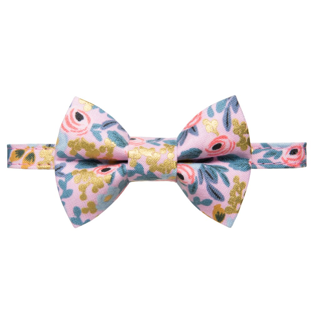 The Catchella - Cat Collar and Matching Removable Bow Tie