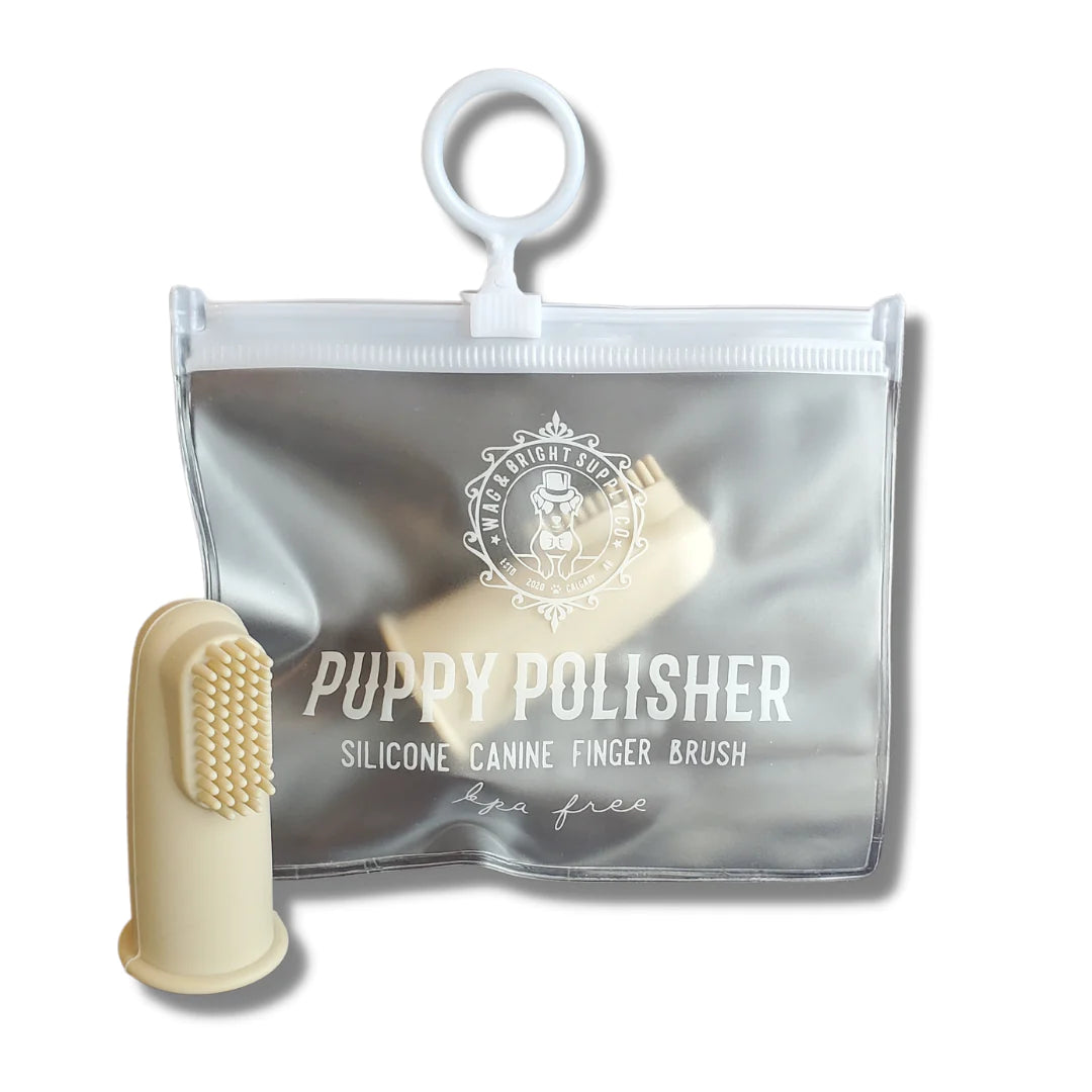 Puppy Polisher
 Finger Brush & Zip Travel Case