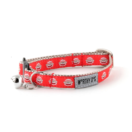 Sock Monkey Cat Collar