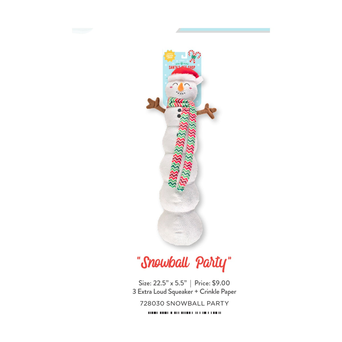 SNOWBALL PARTY-packs of 4