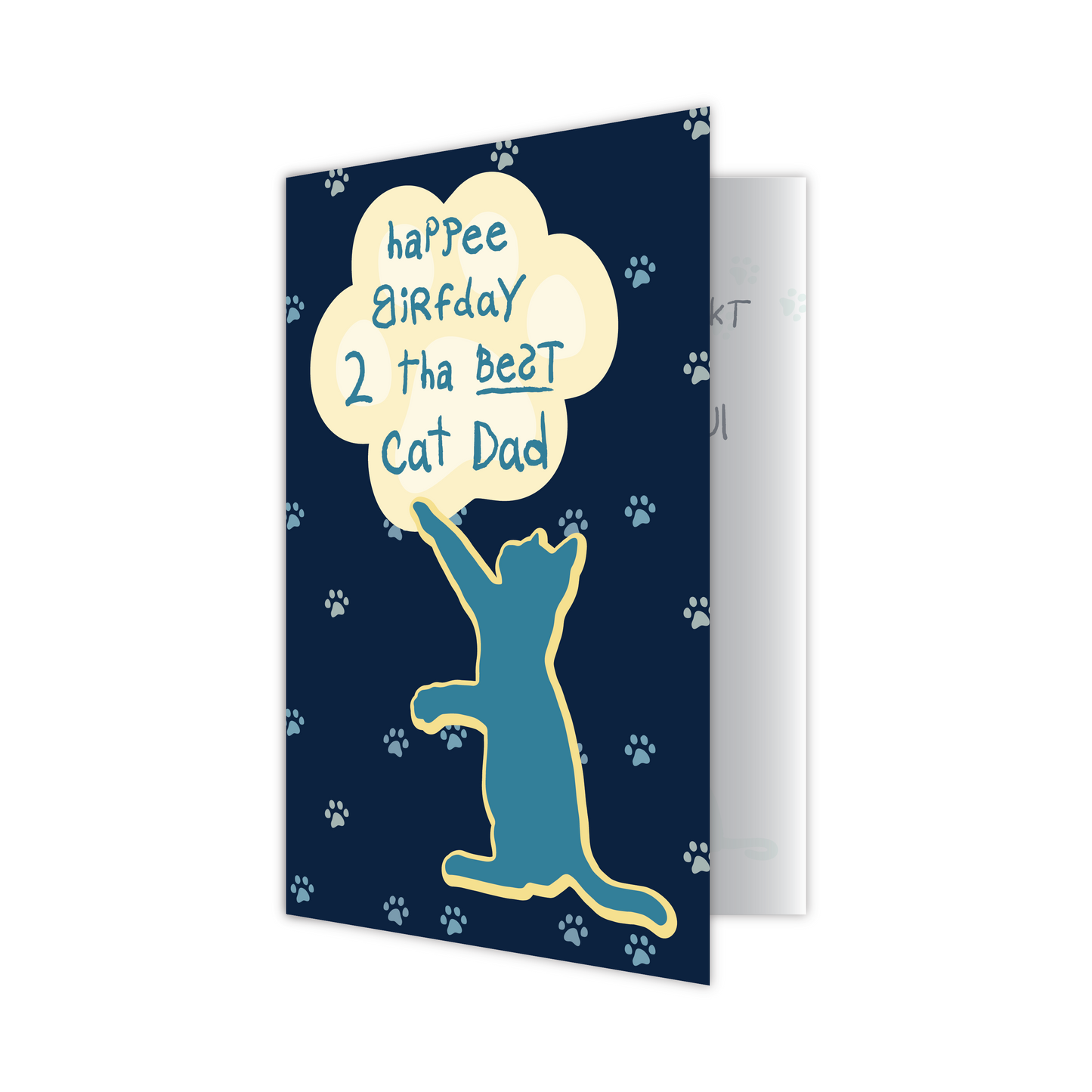 Cat Birthday Cards (Pack of 6)
