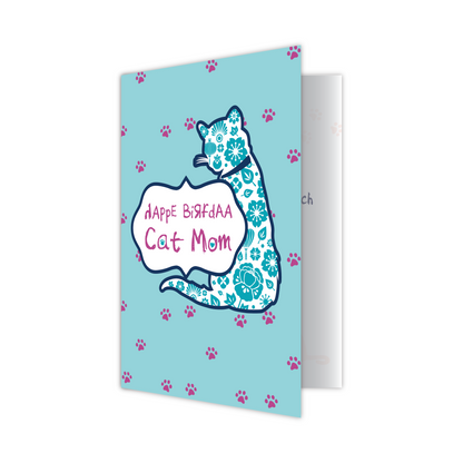 Cat Birthday Cards (Pack of 6)