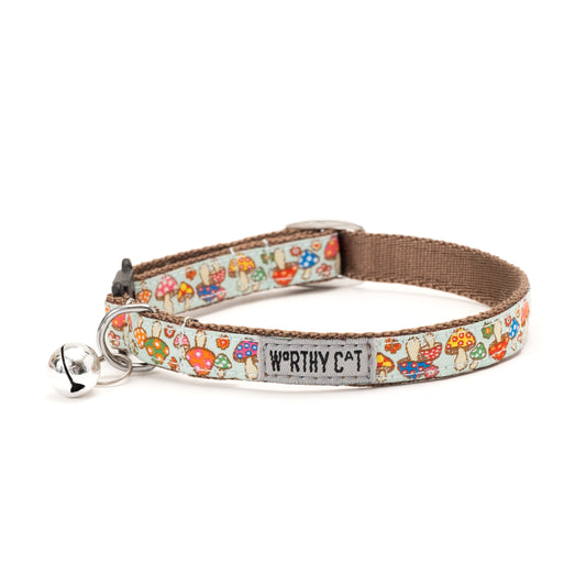 Mushrooms Cat Collar