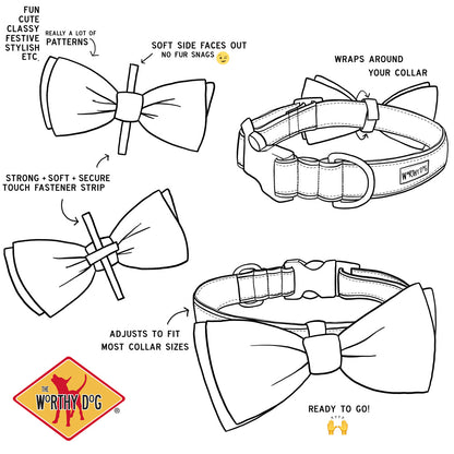 Holiday Check Bow Tie