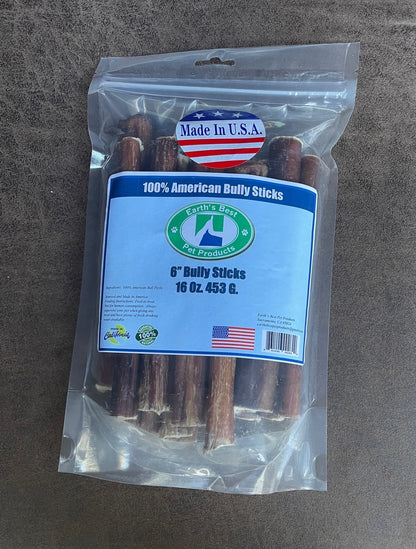 USA Angus Bully Sticks -Bagged Packs (Thick Sized) W/ UPC
