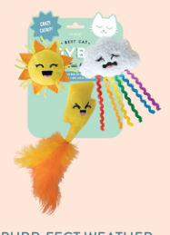 Fringe Studio Best Cat Toys Purr-fect Weather catnip toys