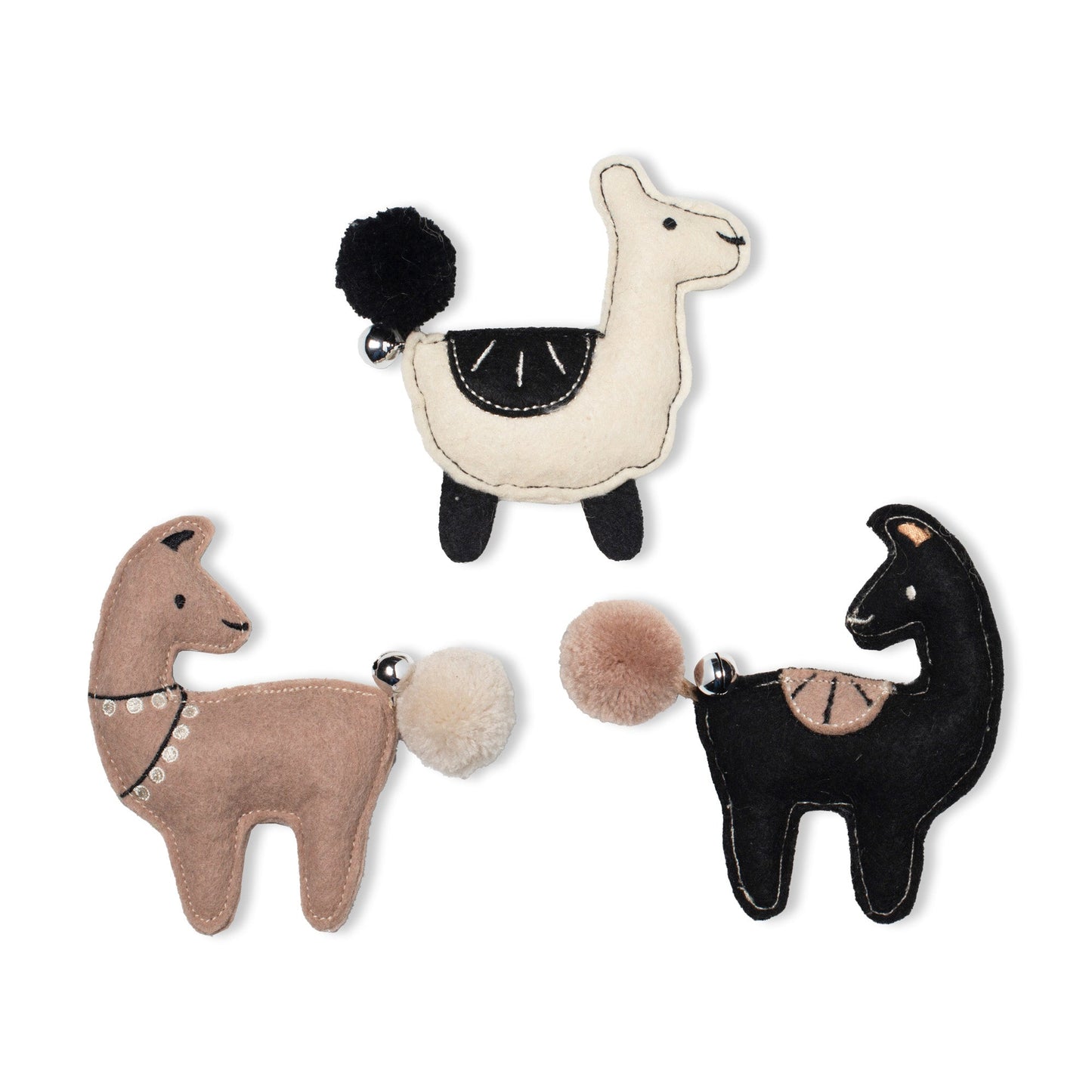LLAMAS JUST SAY CAT TOY SET OF 3 Case of 4
