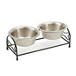 Metal Diner, Bone-Shaped, stainless ( 2 Inner Pack )