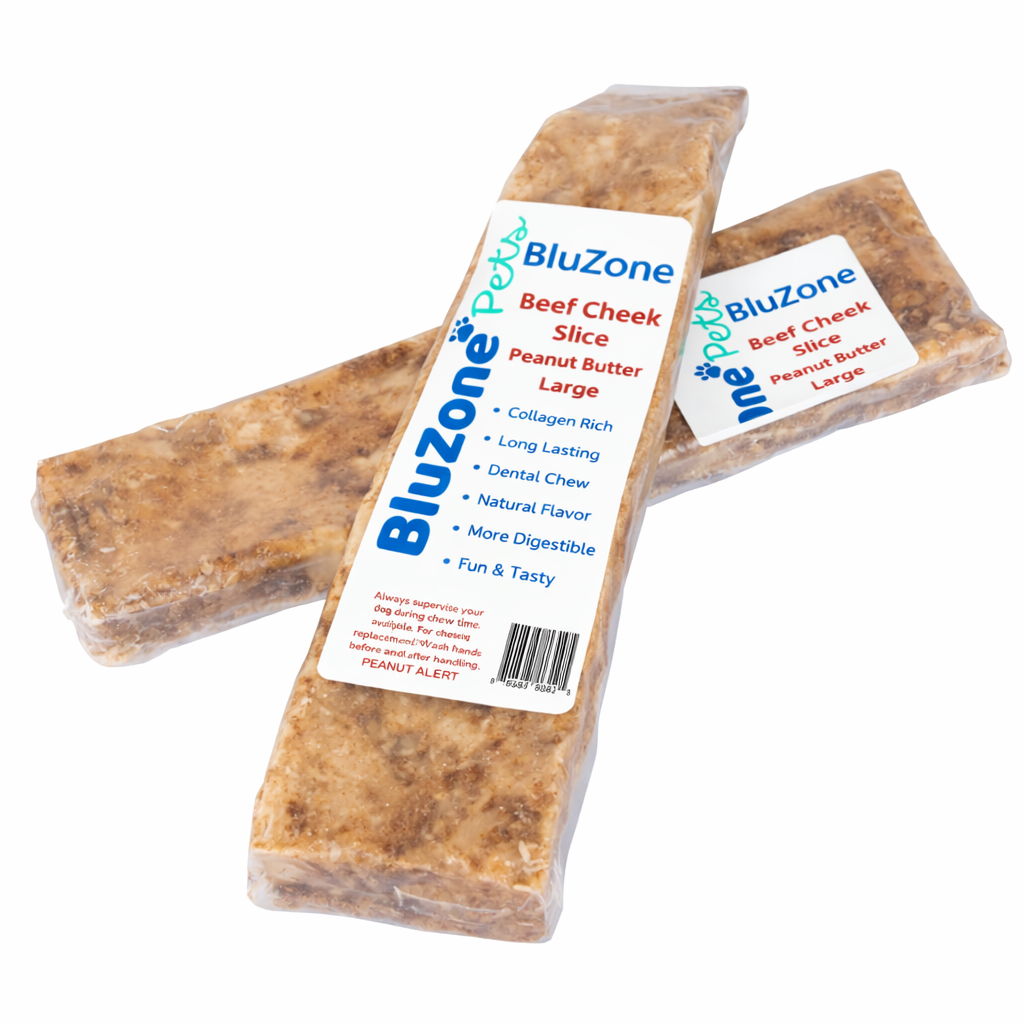 Peanut Butter Beef Cheek Slices Large (24/Case)