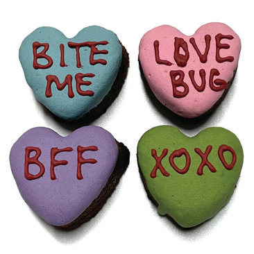 Candy Heart Brownie Bites (Spring) Case of 12