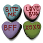 Candy Heart Brownie Bites (Spring) Case of 12