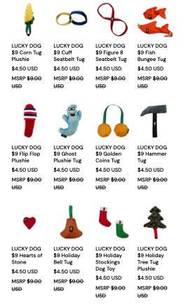 Lucky Dog $9
