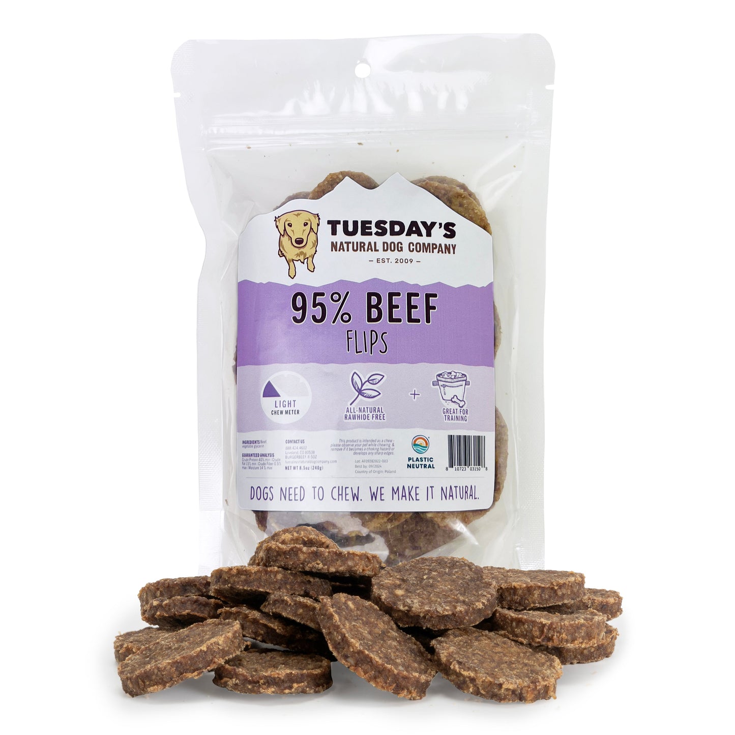 95% Beef Flips - 8.5 oz- EACH