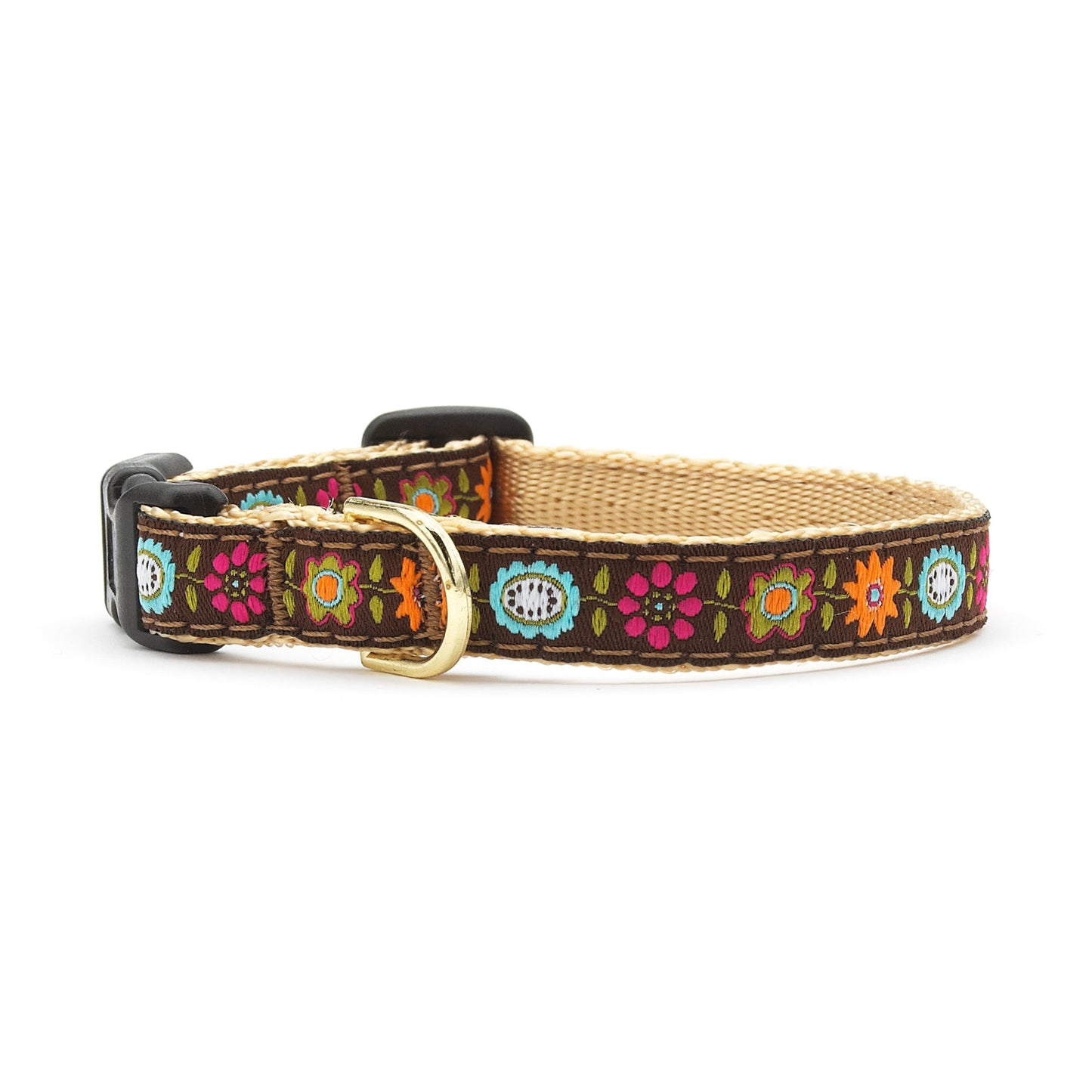 Bella Floral Small Breed Dog Collar