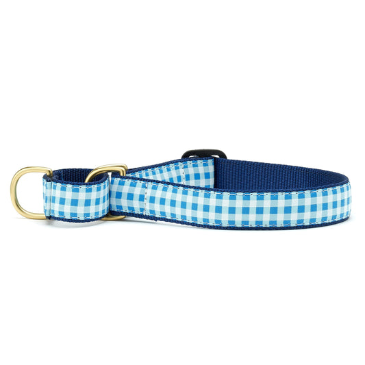 Blue Gingham Martingale
