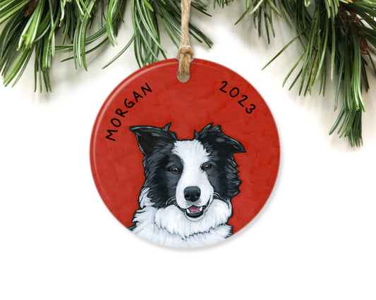Border Collie Ornament