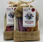 Two The Craft Butcher Yak Cheese Bagged Packs with Himalayan Yak Cheese Dog Chew labels