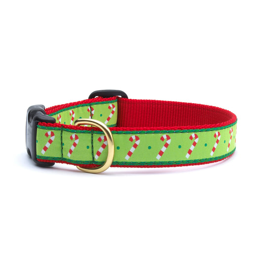 Candy Cane Dog Collar