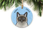 Siamese Cat Ornament