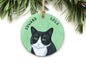 Black & White Cat Ornament