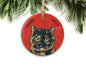 Tortie Cat Ornament