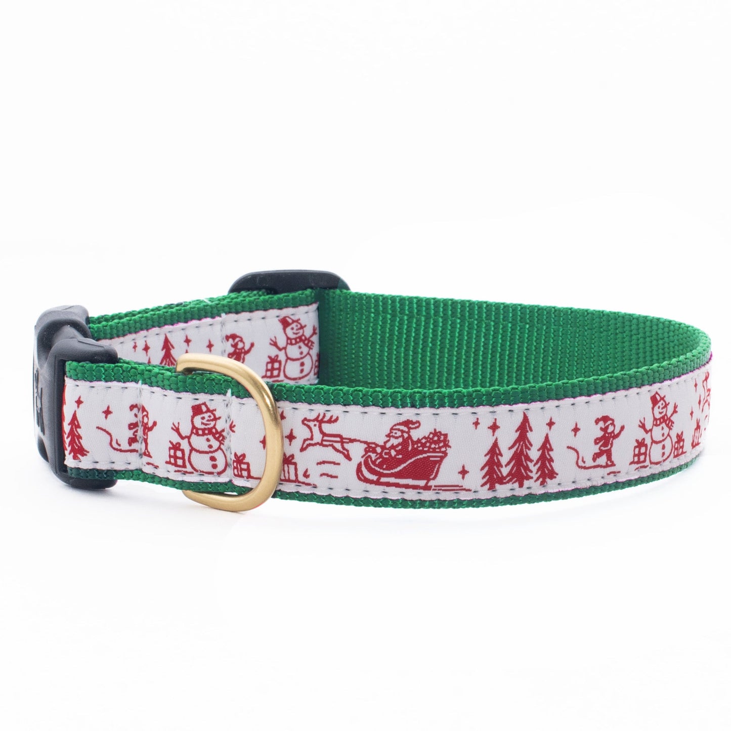 Christmas Toile Dog Collar