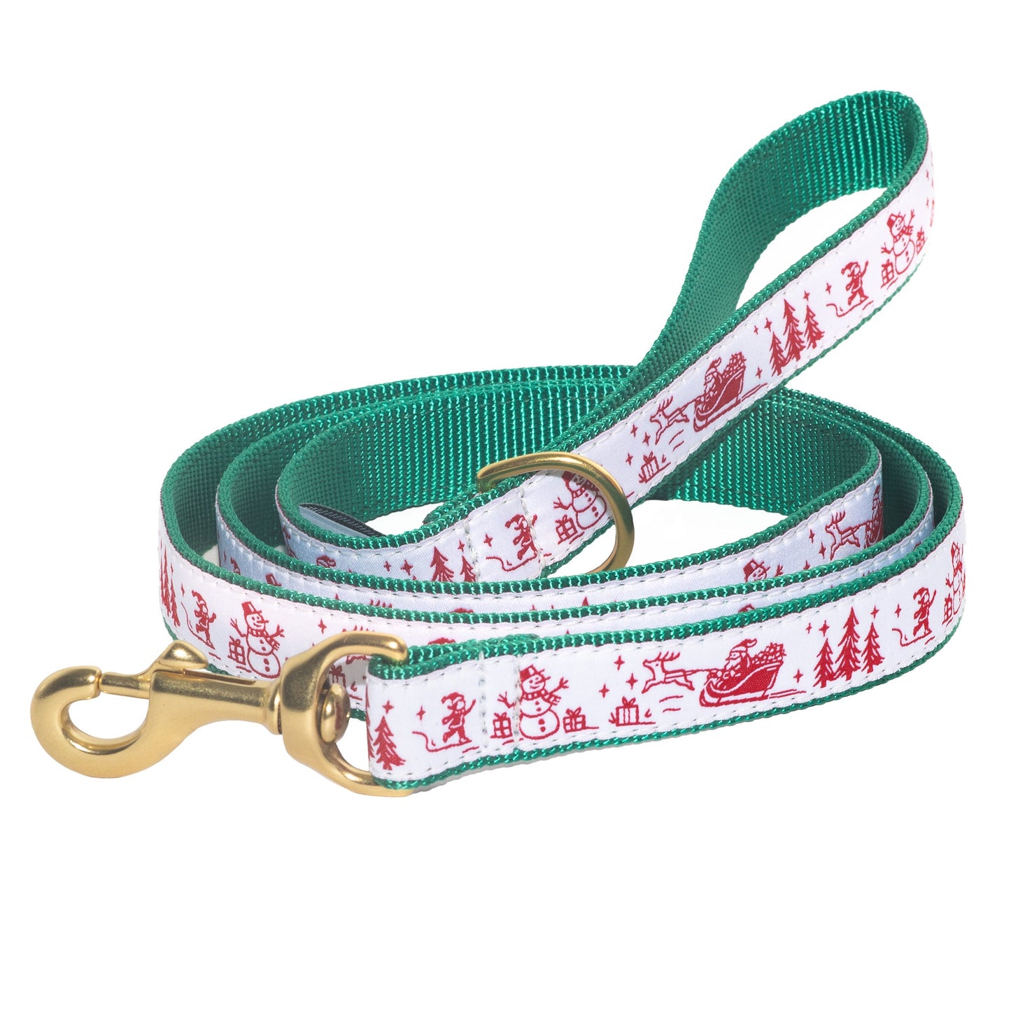 Christmas Toile Dog Lead
