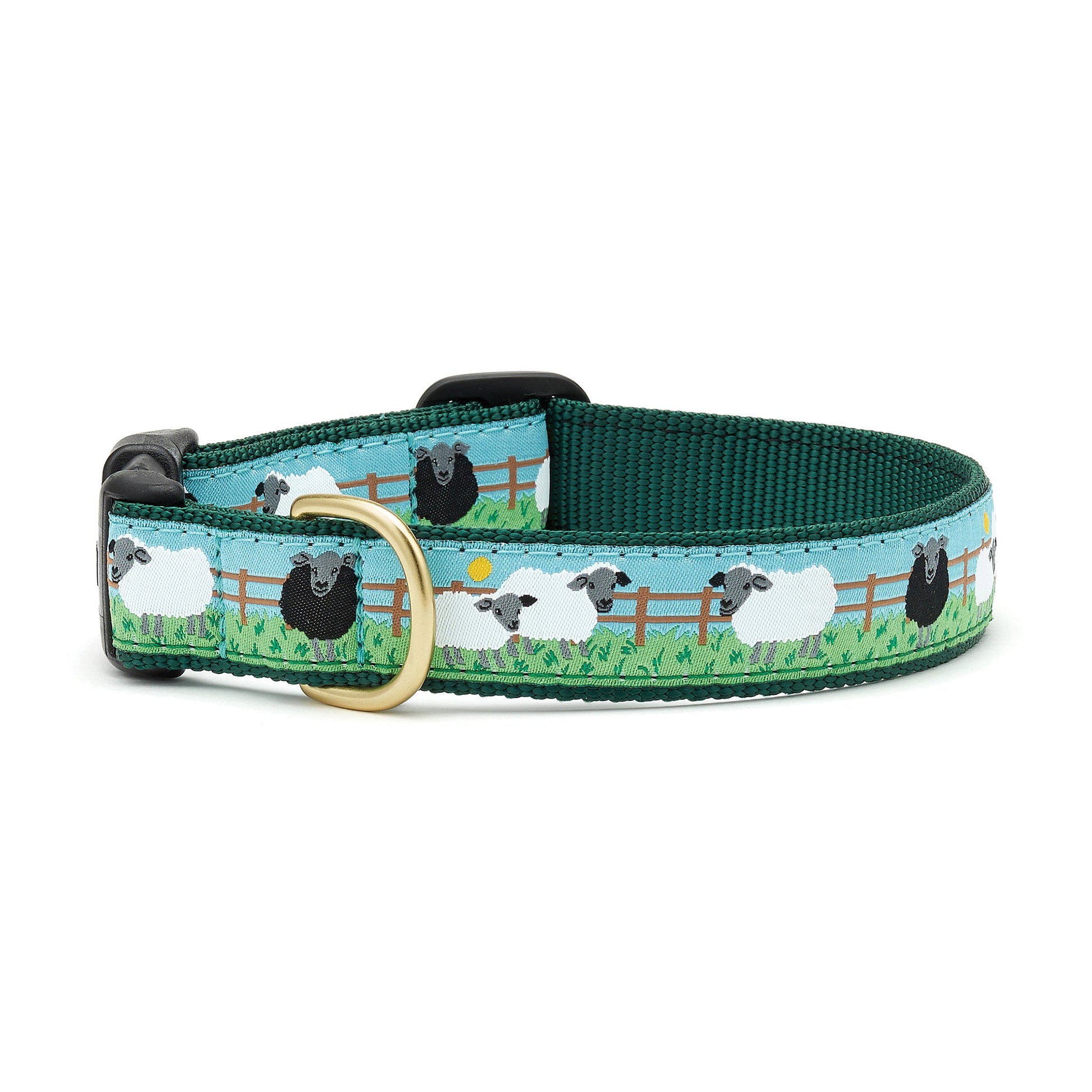 Up Country Inc Counting Sheep Ribbon Dog Collar