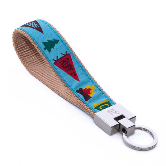Camp Woof Key Ring