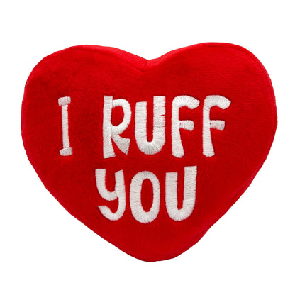 First Lick Heart Dog Toy (Double-Sided)