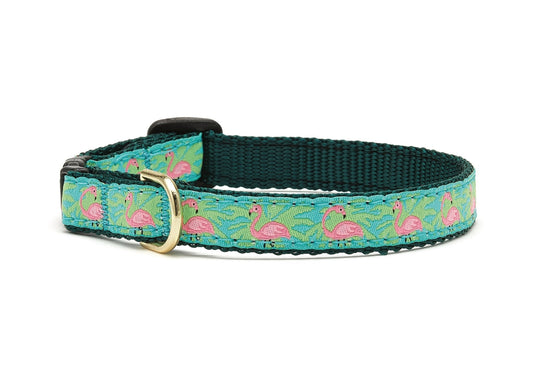 Flamingo Small Breed Dog Collar