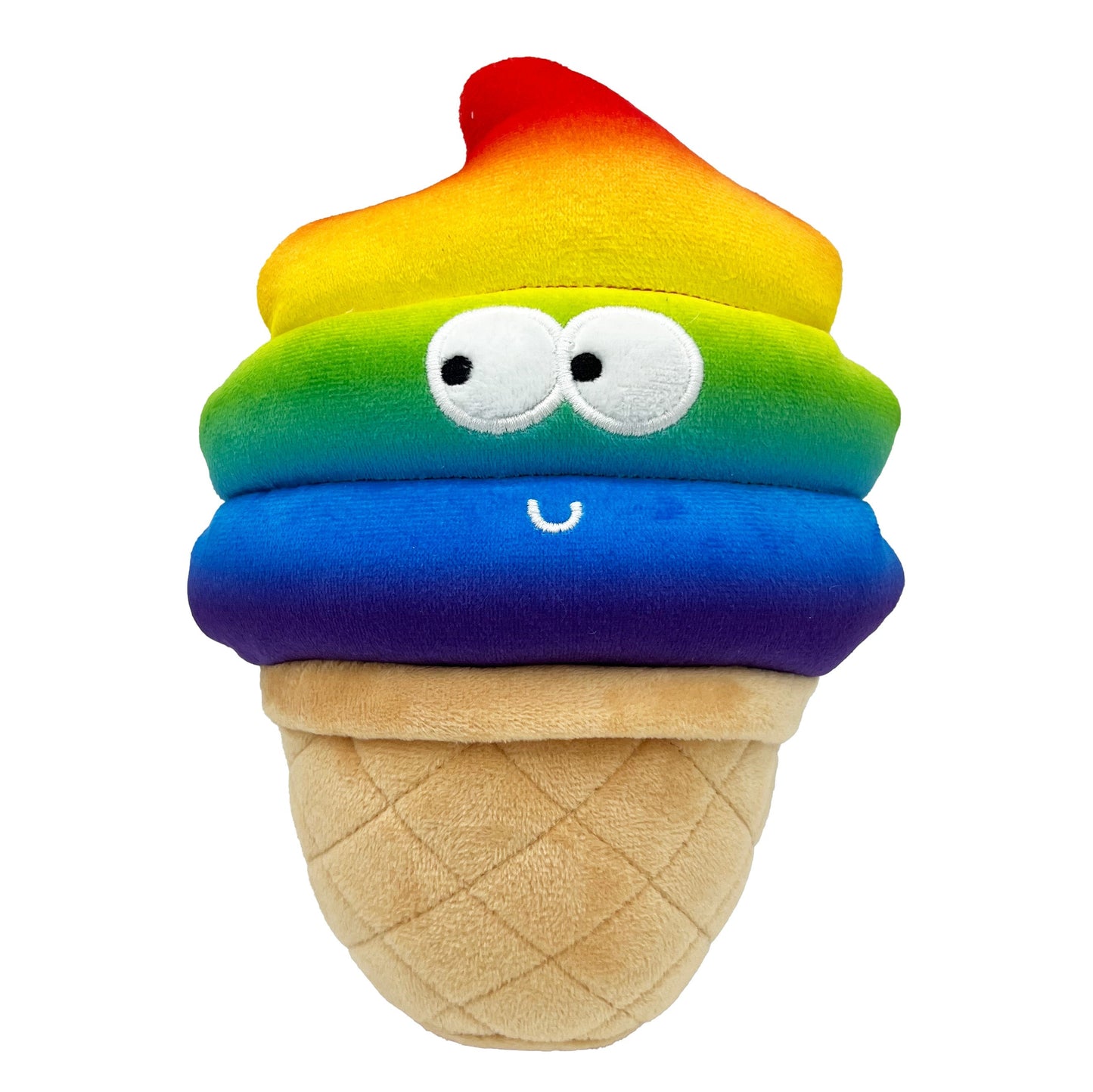 Fro-Yo Pride Cone Dog Toy (Double Sided)