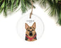 German Shepherd Ornament