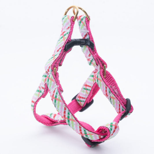 Gingham All the Way Small Breed Dog Harness