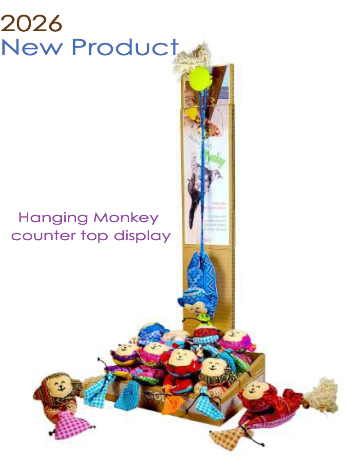 Cat Toys - Hanging Monkey