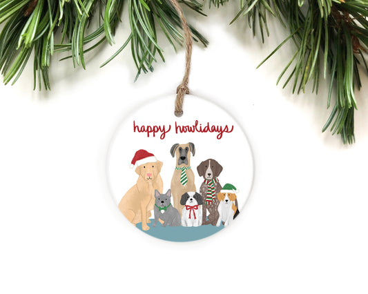 Happy Howlidays Ornament