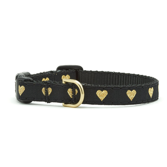 Heart of Gold Small Breed Dog Collar